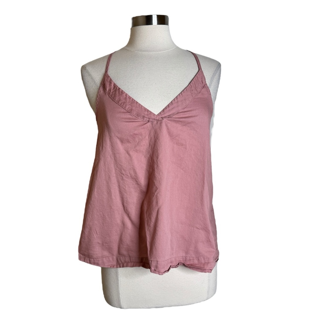 Athleta Cotton Dreams Sleep Cami Camisole Top Women's Size Small